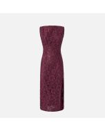 Pinko Drupa Abito Pizzo Donna Bordeaux Bordeaux