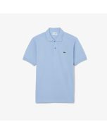 Polo slim fit Lacoste L.12.12 da uomo in piqué di cotone Azzurro