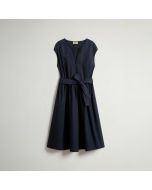 Vestito Woolrich Donna Poplin short dress Blu