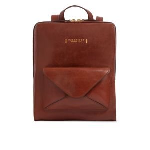 The Bridge Backpack In Pelle Marrone
