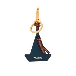 The Bridge Key Ring In Pelle Multicolor