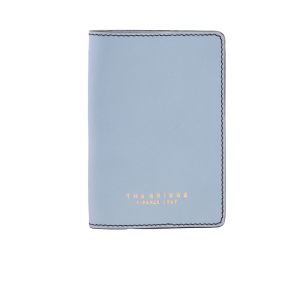 The Bridge Passport Case In Pelle Blu