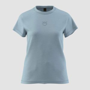 Pinko Bussolotto T-Shirt Jersey Donna Azzurro Azzurro