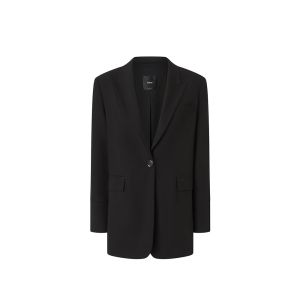 Blazer Pinko oversize stretch Nero