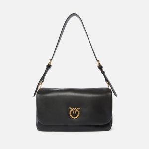 Pinko Click Soft Horizontal Borsa Donna Nero Nero