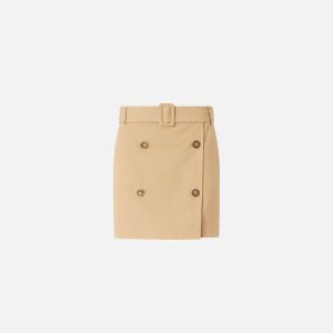 Pinko Sybil Gonna Cotone Donna Beige Beige