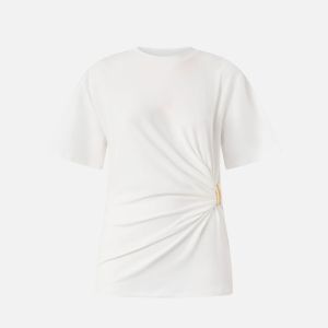 Pinko Mary Maglia Jersey Donna Bianco Bianco