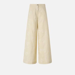 Pinko Ivy Pantalone Lino Donna Beige Beige