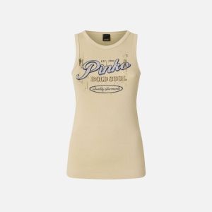 Pinko Azzanello Canotta Costina T-shirt Donna Multicolor Multicolor