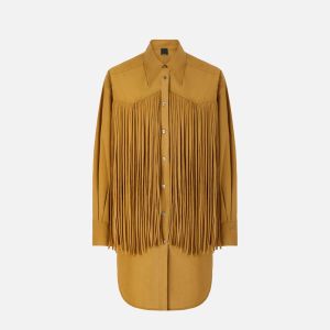 Pinko Alife Abito Popeline Donna Marrone Marrone