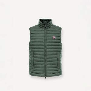 Colmar Originals gilet uomo imbottito leggero in piuma naturale Verde