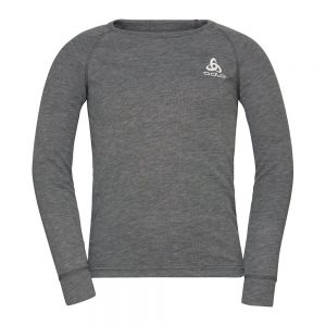 ACTIVE WARM KIDS BL TOP CREW NECK L/S grigio