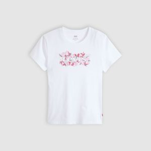 LEVI'S The Perfect T-shirt Donna Bianco Bianco