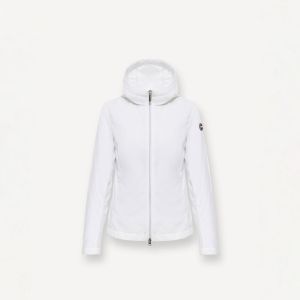 Colmar Originals giacca donna impermeabile in softshell con cappuccio Bianco