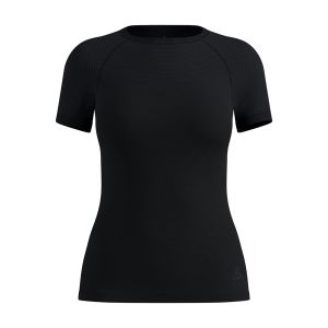 Maglia Tecnica Base Layer Odlo Donna Performance X-Light Maniche Corte – Ultraleggera e Raffreddamento Attivo Nero