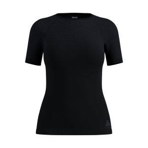 Maglia Tecnica Base Layer Odlo Donna Performance Light Maniche Corte – Traspirante e Versatile Nero
