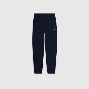 RIB CUFF PANTS blu
