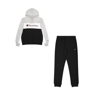 HOODED FULL ZIP SUIT Grigio