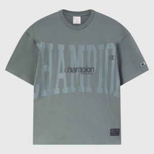 Champion - Maglietta Da Uomo Grigio
