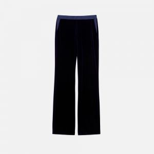 PANTALONE IN JERSEY TORBA Blu