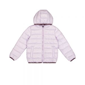 HOODED JACKET bianco