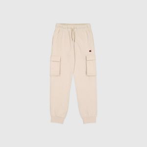 CARGO PANTS bianco panna