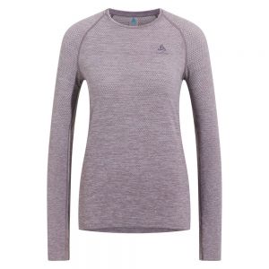 ESSENTIAL SEAMLESS T-SHIRT CREW NECK L/S grigio