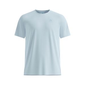 T-Shirt Tecnica Running Odlo Uomo Zeroweight Chill-Tec 2.0 – Ultraleggera e Raffreddamento Rapido Azzurro