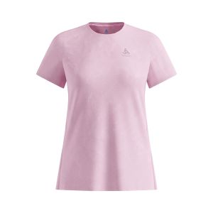 T-Shirt Tecnica Running Odlo Donna Zeroweight Engineered Chill-Tec – Traspirante e Prestazioni Elevate Rosa