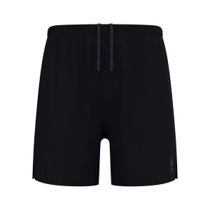 Shorts Running Odlo Uomo Essentials 2.0 6" Senza Intimo Integrato – Leggeri e 4-Way Stretch Nero