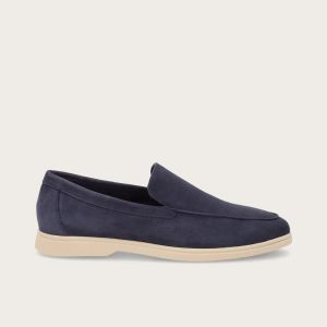 Frau Daino Scarpa in daino Uomo Blu Blu