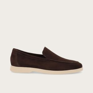 Frau Daino Scarpa in daino Uomo Marrone Marrone
