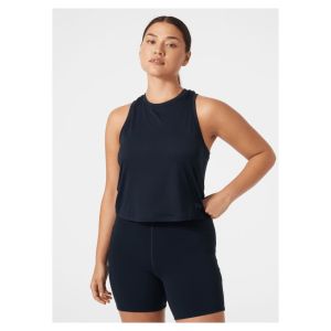 W OCEAN CROPPED TANK TOP blu