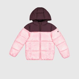 HOODED JACKET fucsia