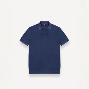 Colmar Originals polo uomo in maglia di cotone a maniche corte Blu