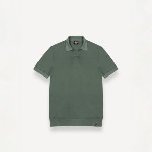 Colmar Originals polo uomo in maglia di cotone a maniche corte Verde