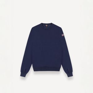 Colmar Originals maglione uomo girocollo in cotone biologico Blu