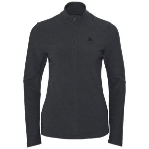 ROY MID LAYER 1/2 ZIP nero e grigio