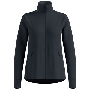 Odlo Pile Donna Full Zip Warm Melange Nero