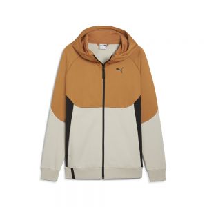 PUMATECH FZ HOODIE FL sabbia