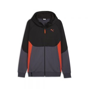 PUMATECH FZ HOODIE FL grigio