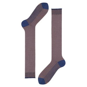 Red Sox Calza Lunga Pattern Calzino Uomo Blu Blu
