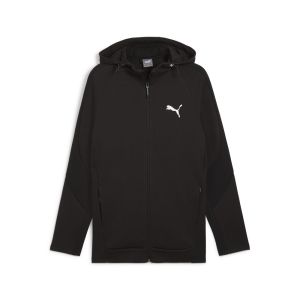 EVOSTRIPE FULL-ZIP HOODIE DK nero