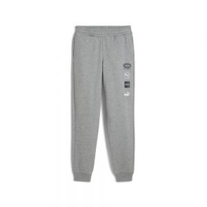 PUMA POWER GRAPHIC SWEATPANTS FL CL B grigio