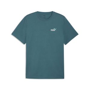T-shirt puma ess 2 color small logo tee da uomo Multicolor