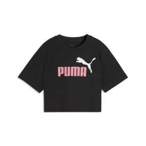T-shirt puma ess 2 color logo tee da bambina Multicolor