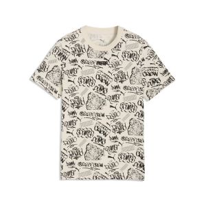 T-shirt puma mid90s aop tee da bambino Bianco
