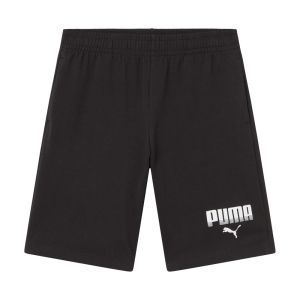 Shorts puma ess graphic jersey shorts b da bambino Nero