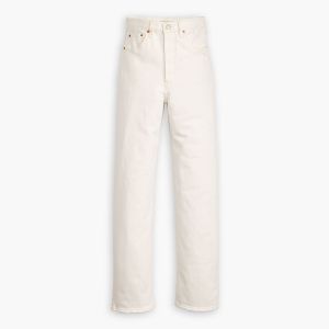 Jeans Ribcage Straight Alla Caviglia Nudo