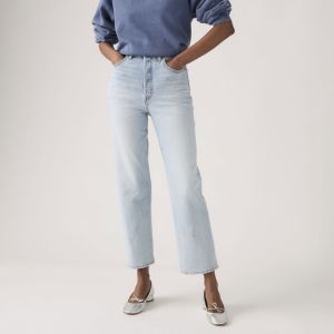 LEVI'S Ribcage Straight Ankle Jeans Donna Blu Blu